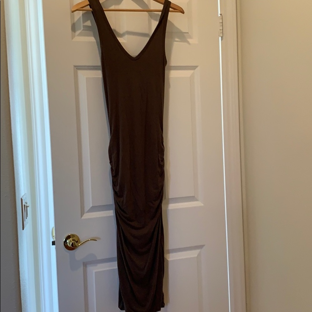 Green/grey Bishop + Young bodycon dress - S